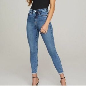 Good American Skinny waist cropped jeans 00/24
